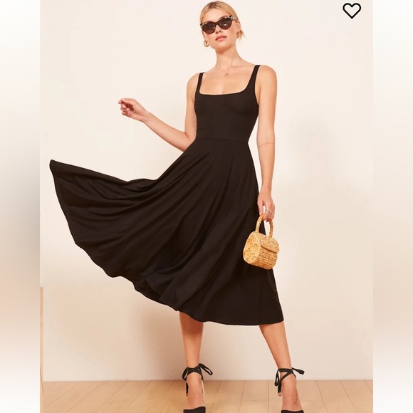 Reformation Black Maxi Dress - Picture 1 of 11